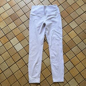 NWOT Lululemon Align Size 6 double lined leggings high rise pastel blue